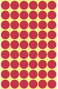 Avery Zweckform Etykiety czerwone kółka do zaznaczania 12mm Zweckform 3141 - Etykiety samoprzylepne i bloki etykiet - miniaturka - grafika 2