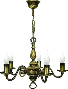 Lemir Świecznik/5 385/W5 ZWIS - Lampy sufitowe - miniaturka - grafika 2