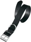 Obroże dla psów - Ferplast Obroża skórzana "Natural C 20/43" czarna - miniaturka - grafika 1