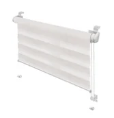 Rolety - Roleta Mini DZIEŃ I NOC 42,5x150 cm Biała - miniaturka - grafika 1