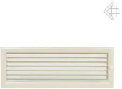 Akcesoria kominkowe - Kratki.pl Kratka kominkowa malowana OSKAR kremowa 17x49 z żaluzją 6674-898A9_201 - miniaturka - grafika 1