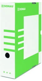 Donau Pudło archiwizacyjne , karton, A4/80mm, zielone 7660301FSC-06 - Pudła i kartony archiwizacyjne - miniaturka - grafika 2