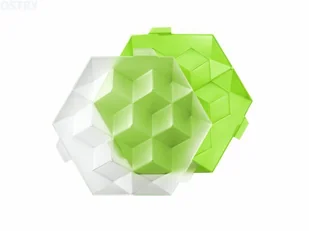 Lekue Foremki do lodu Ice Cube Giant zielone 0250600V05C004 - Akcesoria do lodu - miniaturka - grafika 2