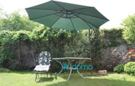 Parasole ogrodowe - Patio Parasol ogrodowy boczny zielony 48117 - miniaturka - grafika 1