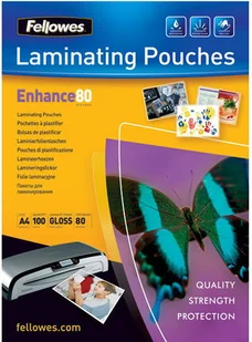 Fellowes Folia laminacyjna A4 2x80mic 100szt 5306101 - Folie do laminatora - miniaturka - grafika 3