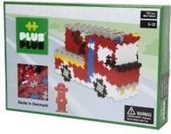 Klocki - Plus Plus Mini Basic - WÓZ STRAŻACKI 3730 - miniaturka - grafika 1