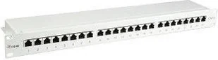 Equip PATCH PANEL 24 PORT 1U KAT.6 EKRANOWANY SZARY SPEQOKEP0110 - Kable miedziane - miniaturka - grafika 2