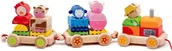 Klocki - Djeco Drewniany pociąg z klockami Farma - miniaturka - grafika 1
