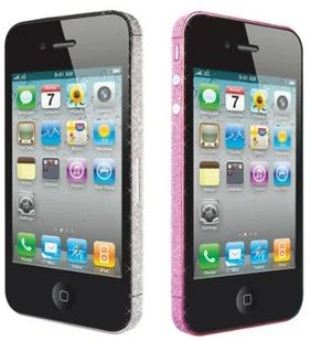 Ozaki iCoat BlingBling bumper sticker for her iPhone 4S pink&silver IC856B IC856B - Etui i futerały do telefonów - miniaturka - grafika 2