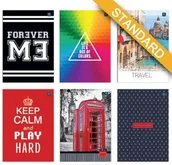 Zeszyty szkolne - Inter-druk Zeszyty A4 60 kartek kratka ID058 - miniaturka - grafika 1