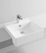 Umywalki - Art Ceram Quadro 50x48 QUL004 - miniaturka - grafika 1