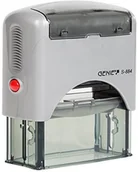 Pieczątki - Genie S-884 zestaw do samodzielnego redagowania tekstu na pieczątce (do 5 linijek tekstu, dołączone akcesoria, poduszeczka), kolor czarno-srebrny AG-CILN-75V82969 - miniaturka - grafika 1