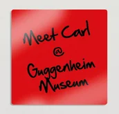 Tablice i flipcharty - BI-OFFICE TABLICA suchoś.-magn. 48x48cm, szklana, czerwona GL150301 - miniaturka - grafika 1