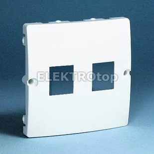 Simon Ramka Basic do gniazda teleinformatycznego BMGK1P/11 biały - Klawisze i ramki - miniaturka - grafika 2