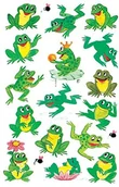 Przybory szkolne - Avery Zweckform 53168 naklejki dla dzieci, żaby, 32 naklejki 53168 - miniaturka - grafika 1