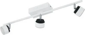 Eglo Lampa oprawa sufitowa plafon Armento 3x6W LED biała/czarna 93854 - Lampy sufitowe - miniaturka - grafika 2