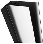 Ścianki i drzwi prysznicowe - Radaway Profil U poszerzający Premium Plus DWJ/DWD + 40 mm 001-131190001 - miniaturka - grafika 1