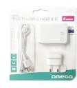 Ładowarki do telefonów - Omega Ładowarka 4x USB 4A, biały - 42672 - miniaturka - grafika 1