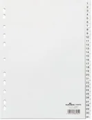 Przekładki do segregatorów - DURABLE Przekładka PP A4 białe, nadrukowane indeksy, 1-31 - miniaturka - grafika 1