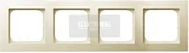 Klawisze i ramki - Ospel AS ECRU Ramka X4 R-4G/27 - miniaturka - grafika 1