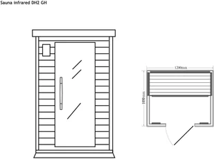 Home&Garden Sauna infrared + koloroterapia DH2 GH (114245) - Sauny - miniaturka - grafika 5