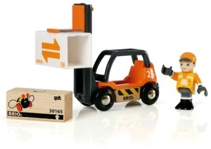 Brio Wózek widłowy 33573 - Figurki dla dzieci - miniaturka - grafika 2