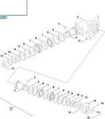 Części i akcesoria do maszyn rolniczych - CNH PRZEKŁADNIA WSYPU ZBOŻA DO ZBIORNIKA 84320129 - miniaturka - grafika 1