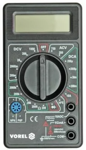 Vorel Cyfrowy miernik uniwersalny (81780) - Inne urządzenia pomiarowe - miniaturka - grafika 2