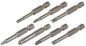 Akcesoria do elektronarzędzi - Wolfcraft Bit z końcówką Tri-Wing 1 2 3 stal S2 piaskowany twardy E 6.3 3 szt - miniaturka - grafika 1