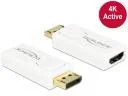 Złącza, przejściówki, adaptery - Delock Adapter AV Displayport 1.2 męski HDMI żeński 4K 65580 - miniaturka - grafika 1
