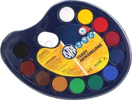 Farby i media malarskie - Astra Farba akwarelowa 12kol paletka AZ5034 - miniaturka - grafika 1