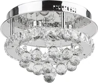 Lampy sufitowe - Rabalux Nowoczesny plafon sufitowy LAMPA kryształowa ASLEY 2734 IP20 LED Chrom - miniaturka - grafika 1