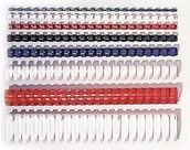 Grzbiety do bindownic - Fellowes Grzbiet czarny owalny z blokadą 38 mm (281-340 kartek) 100szt - miniaturka - grafika 1