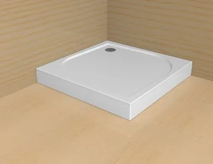 Radaway Delos C 100x100 biały SDC1010-01 - Brodziki prysznicowe - miniaturka - grafika 2