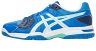 Buty sportowe damskie - Asics GELSQUAD niebiesko-biały E568Y - miniaturka - grafika 1