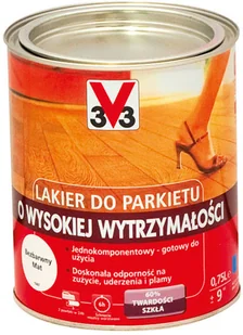 V33 Lakier do parkietu mat 0 75 l - Lakiery do drewna - miniaturka - grafika 2