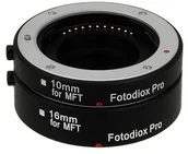 Tulejki, adaptery, redukcje do aparatów - Fotodiox Pro Automatic Macro Extension Tube Kit for Micro Four Thirds system camera B00KDKZOVM - miniaturka - grafika 1