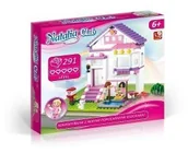 Klocki - Artyk KLOCKI Dom z basenem 465414 - miniaturka - grafika 1