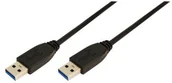 Kable USB - LogiLink Kabel USB 3.0 typ-A do tyb-A dl.3m AKLLIKUCU40 (CU0040) - miniaturka - grafika 1