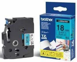 Brother TZe-541 taśma, nadruk czarny na niebieskim tle, 18 mm, oryginalna TZe541 - Papier do drukarek - miniaturka - grafika 7