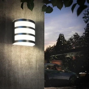 Philips Calgary wall lantern inox 1x3W SELV 17314/47/16 10 x 11,00 zł 173144716 - Lampy ścienne - miniaturka - grafika 3