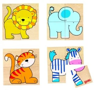 Goki Zwierzęta 56714 - Układanki dla dzieci - miniaturka - grafika 2