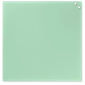 Tablice i flipcharty - NAGA Szklana Tablica magnetyczna jasnoniebieska 45x45 10761 - miniaturka - grafika 1