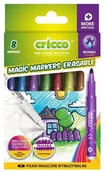 Flamastry - CRICCO Pisaki magiczne 8 kolorów wymazywalne CR387K8 - miniaturka - grafika 1