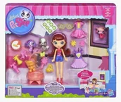 Lalki dla dziewczynek - Hasbro LITTLEST PET SHOP - Lalka Laleczka Blythe 12 cm i zestaw zwierzaki SPA - A - miniaturka - grafika 1