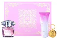Zestawy perfum damskich - Versace Bright Crystal woda toaletowa 90 ml + mleczko do ciała 100 ml + breloczek na klucze 1 ks - miniaturka - grafika 1