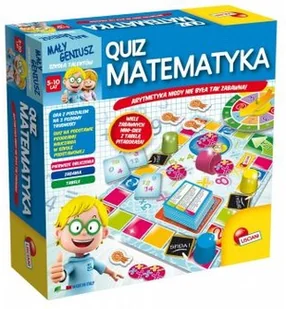 Lisciani Giochi Lisciani, Mały Geniusz, Quiz Matematyka, Gra Edukacyjna - Gry planszowe - miniaturka - grafika 2