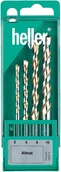 Wiertła - Heller Zestaw 4 wierteł Allmat - miniaturka - grafika 1