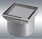 Akcesoria hydrauliczne - Kessel Wpust Classic DN50, odpł. boczny z nasadą pod płytkę 4015066 - miniaturka - grafika 1