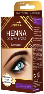 Joanna Henna do brwi i rzęs ciemny brąz 15ml - Akcesoria i kosmetyki do stylizacji brwi - miniaturka - grafika 3